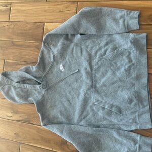 Nike Heather Gray Pullover Hoodie